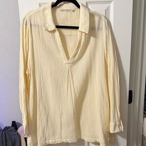 Soft surroundings women’s Cream Shirt
